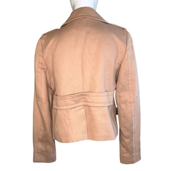 Loft size small double breasted camel colored jacket - Picture 4 of 9